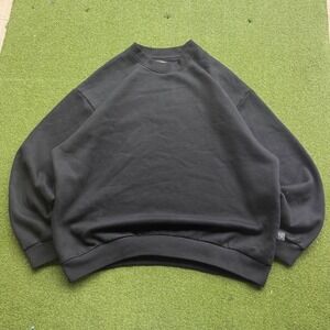 Vintage County FB Super Heavyweight Sweatshirt Mens 2XL Black Crewneck Pullover
